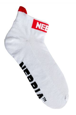 Kotníkové ponožky NEBBIA Smash It 102 (černá, bílá) Barva: Bílá, Velikost: 35-38