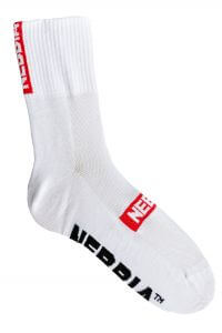Ponožky NEBBIA Extra Mile Crew 103 (černá, bílá) Barva: Bílá, Velikost: 35-38
