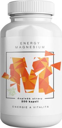 Energy Magnesium, 1000 mg, 200 kapslí (Magnesium Malate - Hořcík malát, 164 mg)
