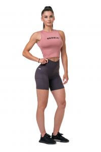 NEBBIA Fit & Smart dámské cyklistické šortky 575 Marron Barva: Marron, Velikost: XS