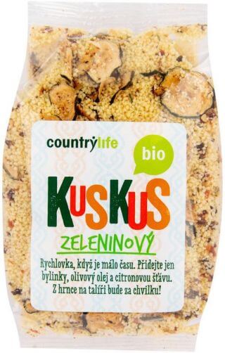 Country Life Kuskus ochucený zeleninový Bio 330 g