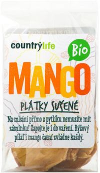 Country Life Mango plátky sušené BIO 80 g