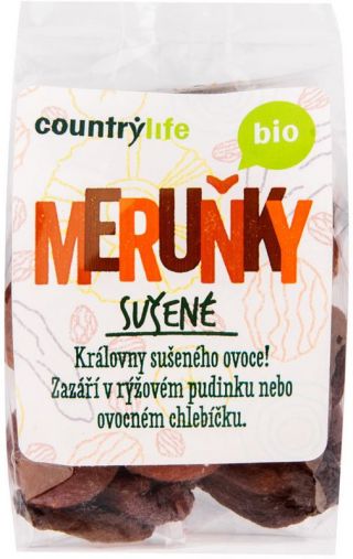 Country Life Meruňky sušené BIO 200 g