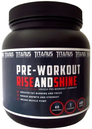 Titánus Pre-workout RISEandSHINE 600 g