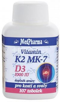 Vitamin K2 MK-7 + D3 1000 IU 107 tablet