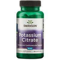 Potassium Citrate (draslík), 99 mg, 120 kapslí