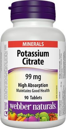 Webber Naturals Potassium Citrate