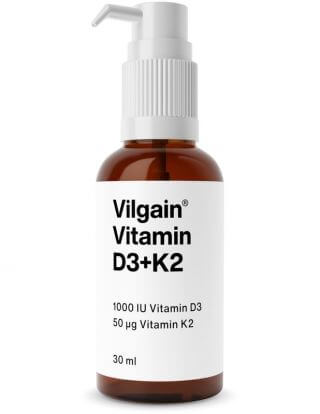 Vilgain Vitamin D3+K2