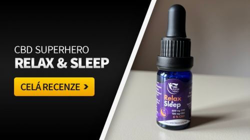 CBD Superhero Relax & Sleep: Lék na nekvalitní spánek? [recenze]