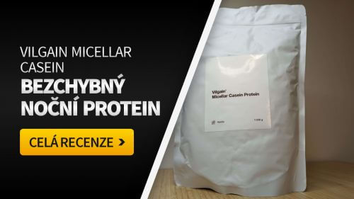 Vilgain Micellar Casein: Excelentní zdroj bílkovin na noc