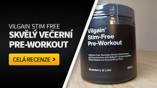 Vilgain Pre-Workout bez stimulantů 2.0: Pořádná pumpa